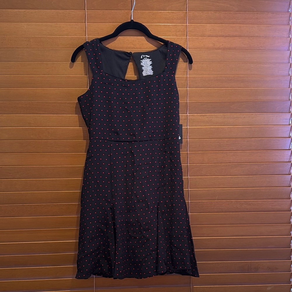 Art Class Black Fit and Flare Sleeveless Dress